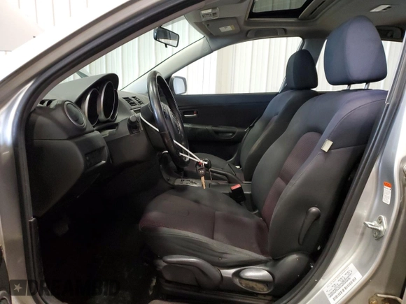 2005 Mazda 3 s with VIN JM1BK343751242648, listed as a Copart auction lot 47058305 with 170,733 mi miles and Salvage Title. Bid and sale history available at carsss.com. Image 7.