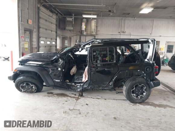 2021 Jeep Wrangler Unlimited Sport Altitude with VIN 1C4HJXDN8MW740087, listed as a IAAI auction lot 42419095 with Not provided miles and . Bid and sale history available at DreamBid. Image 15.