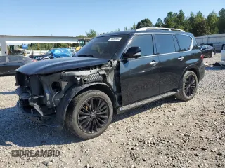 2021 Infiniti QX80 PREMIUM SELECT with VIN JN8AZ2AD2M9861502, listed as a Copart auction lot 74489994 with 42,020 mi miles and Salvage Title. Bid and sale history available at carsss.com. Image 1.