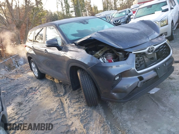 2023 Toyota Highlander L z VIN 5TDKDRBH2PS039426, wystawiony jako IAAI lot #41572761 z przebiegiem 28 220 mil mil oraz . Historia ofert i sprzedaży dostępna na DreamBid. Obrazek 1.