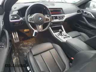 2023 BMW 4 Series M440i xDrive with VIN WBA63AT02PCL52909, listed as a Copart auction lot 64222804 with 21,772 mi miles and Salvage Title. Bid and sale history available at carsss.com. Image 8.