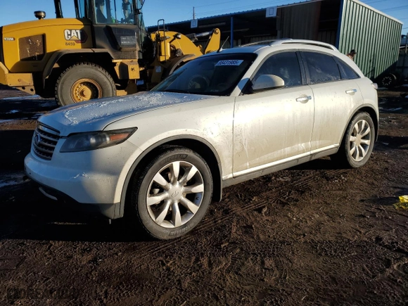 2006 Infiniti FX35 with VIN JNRAS08W16X203762, listed as a Copart auction lot 88431985 with 136,383 mi miles and Salvage Title. Bid and sale history available at carsss.com. Image 1.