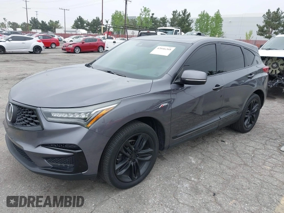 2021 Acura RDX w/A-Spec Package with VIN 5J8TC2H66ML031347, listed as a IAAI auction lot 42046268 with 22,904 mi miles. Bid and sale history available at carsss.com. Image 18.