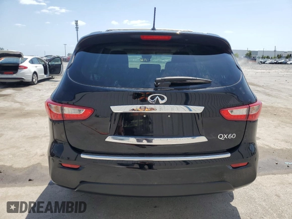 2015 Infiniti QX60 with VIN 5N1AL0MN6FC545785, listed as a Copart auction lot 54562935 with 80,891 mi miles and Salvage Title. Bid and sale history available at DreamBid. Image 6.