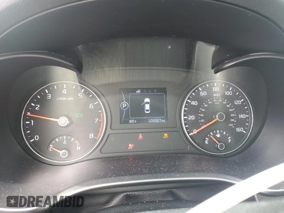 2018 Kia Optima S with VIN 5XXGT4L35JG265497, listed as a Copart auction lot 64371405 with 103,327 mi miles and Salvage title. Bid and sale history available at DreamBid. Image 9.