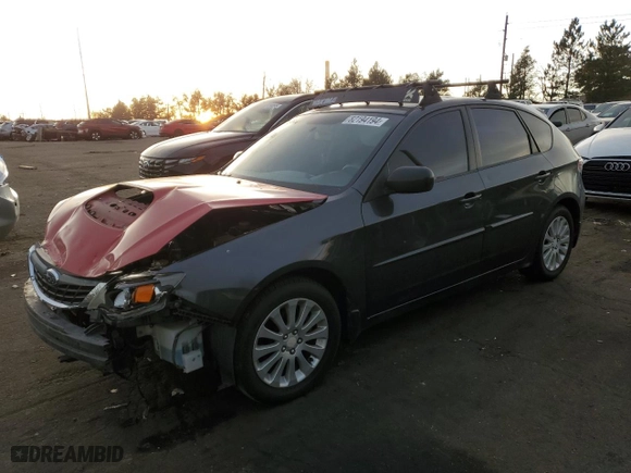 2008 Subaru Impreza Wagon (Natl) i w/Premium Pkg with VIN JF1GH61698H835059, listed as a Copart auction lot 82194194 with 118,278 mi miles and Salvage Title. Bid and sale history available at carsss.com. Image 1.
