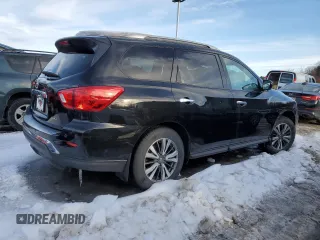 2020 Nissan Pathfinder S with VIN 5N1DR2AM4LC644586, listed as a Copart auction lot 45367715 with 68,699 mi miles and Clean Title. Bid and sale history available at carsss.com. Image 3.