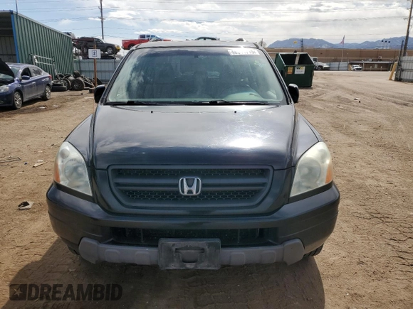 2005 Honda Pilot EX-L z VIN 5FNYF18585B066439, wystawiony jako Copart lot #48514715 z przebiegiem 157 781 mil mil oraz Szkody całkowita. Historia ofert i sprzedaży dostępna na DreamBid. Obrazek 5.