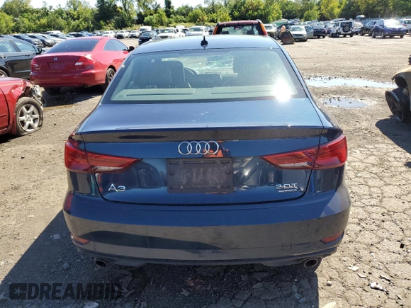 2018 Audi A3 Sedan Premium with VIN WAUB8GFF0J1066319, listed as a Copart auction lot 67491053 with 43,966 mi miles. Bid and sale history available at carsss.com. Image 6.