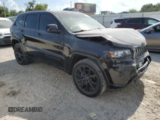 2018 Jeep Grand Cherokee Altitude with VIN 1C4RJFAG1JC121025, listed as a Copart auction lot 62953165 with 80,470 mi miles and Salvage title. Bid and sale history available at DreamBid. Image 4.