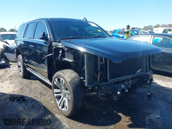 2018 GMC Yukon Denali with VIN 1GKS2CKJ2JR303356, listed as a IAAI auction lot 41768935 with 89,869 mi miles. Bid and sale history available at carsss.com. Image 6.