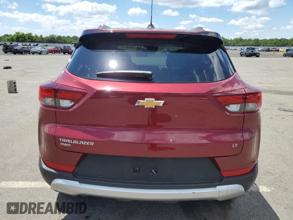 2024 Chevrolet TrailBlazer LT with VIN KL79MRSLXRB052189, listed as a Copart auction lot 60459514 with 2,256 mi miles and Salvage Title. Bid and sale history available at DreamBid. Image 6.