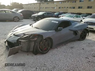 2024 Chevrolet Corvette 2LT z VIN 1G1YB3D49R5122716, wystawiony jako Copart lot #47461595 z przebiegiem 16 753 mil mil oraz Szkoda całkowita • Salvage title. Historia ofert i sprzedaży dostępna na DreamBid. Obrazek 1.