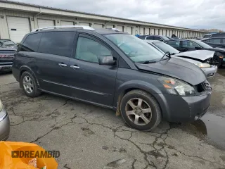 2009 Nissan Quest S with VIN 5N1BV28U29N108192, listed as a Copart auction lot 81455434 with 250,534 mi miles and Salvage Title. Bid and sale history available at carsss.com. Image 4.