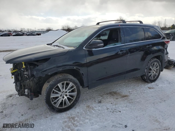 2015 Toyota Highlander XLE with VIN 5TDJKRFH9FS187342, listed as a Copart auction lot 41741355 with 121,448 mi miles and Salvage Title. Bid and sale history available at carsss.com. Image 1.