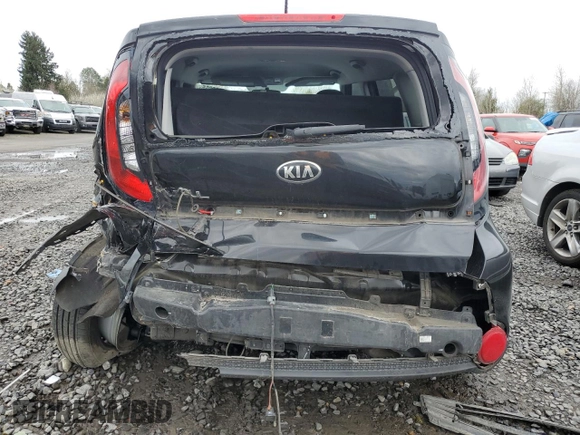 2016 Kia Soul + with VIN KNDJP3A53G7343074, listed as a Copart auction lot 50880055 with 59,611 mi miles and Salvage Title. Bid and sale history available at carsss.com. Image 6.