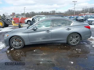 2014 Infiniti Q50 Premium with VIN JN1BV7AR8EM690406, listed as a IAAI auction lot 41525545 with 163,582 mi miles. Bid and sale history available at carsss.com. Image 14.