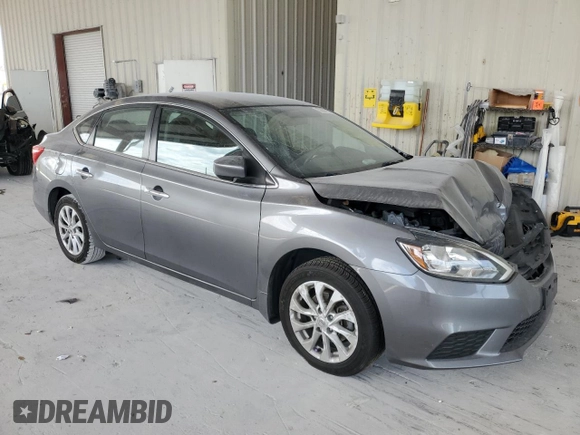 2019 Nissan Sentra SV with VIN 3N1AB7AP9KL607459, listed as a Copart auction lot 52867575 with 58,286 mi miles and Non Repairable. Bid and sale history available at carsss.com. Image 4.