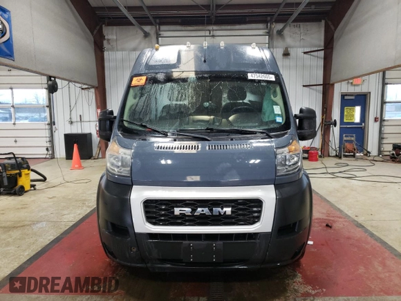 2020 Ram ProMaster Cargo with VIN 3C6URVJG4LE108690, listed as a Copart auction lot 47542605 with 163,992 mi miles and Salvage Title. Bid and sale history available at carsss.com. Image 5.