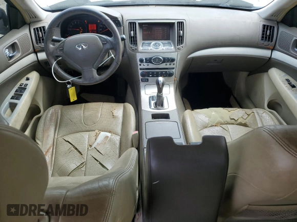 2008 Infiniti G35 Journey with VIN JNKBV61E78M207432, listed as a Copart auction lot 55202535 with 149,642 mi miles and Salvage Title. Bid and sale history available at DreamBid. Image 8.
