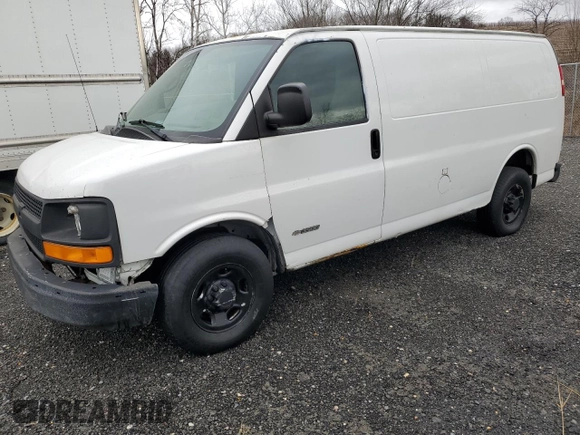 2006 Chevrolet Express Cargo with VIN 1GCHG35U961142376, listed as a Copart auction lot 47741725 with 268,409 mi miles and Clean title. Bid and sale history available at DreamBid. Image 1.