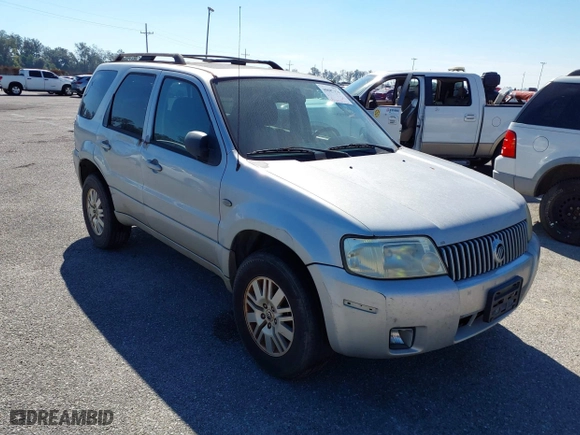 2005 Mercury Mariner Luxury with VIN 4M2YU57155DJ07235, listed as a IAAI auction lot 40687176 with 193,237 mi miles. Bid and sale history available at carsss.com. Image 1.