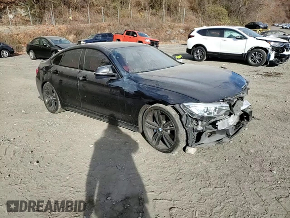 2015 BMW 4 Series 435i with VIN WBA4B1C5XFD955296, listed as a Copart auction lot 79456744 with 98,285 mi miles and Salvage Title. Bid and sale history available at DreamBid. Image 14.