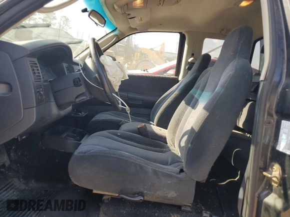 2001 Dodge Dakota SLT with VIN 1B7GG22X41S309217, listed as a Copart auction lot 44257285 with 153,872 mi miles and Salvage Title. Bid and sale history available at carsss.com. Image 7.