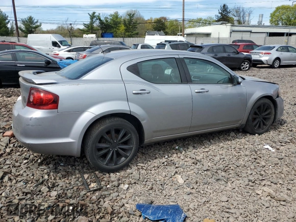 2014 Dodge Avenger SXT z VIN 1C3CDZCG6EN131544, wystawiony jako Copart lot #53955425 z przebiegiem 118 977 mil mil oraz Szkoda całkowita • Salvage title. Historia ofert i sprzedaży dostępna na DreamBid. Obrazek 3.