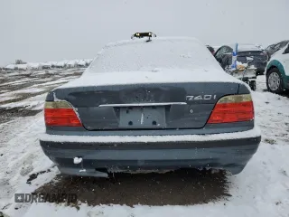 2001 BMW 7 Series 740iA with VIN WBAGG83481DN84968, listed as a Copart auction lot 82552834 with 0 mi miles and Non Repairable. Bid and sale history available at carsss.com. Image 6.