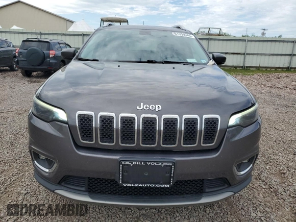 2019 Jeep Cherokee Limited with VIN 1C4PJMDX5KD282058, listed as a Copart auction lot 61359345 with 65,347 mi miles and Salvage title. Bid and sale history available at DreamBid. Image 5.