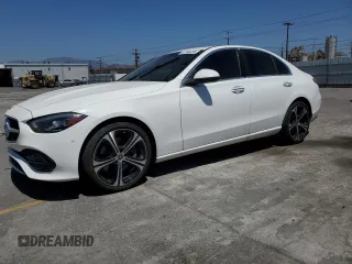 2024 Mercedes-Benz C 300 with VIN W1KAF4GB4RR209225, listed as a Copart auction lot 57396375 with 16,250 mi miles and Salvage title. Bid and sale history available at DreamBid. Image 1.