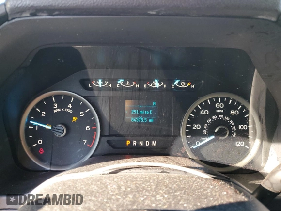 2019 Ford F-150 XL with VIN 1FTEW1CP7KFB76563, listed as a Copart auction lot 50186105 with 84,375 mi miles and Salvage Title. Bid and sale history available at carsss.com. Image 9.