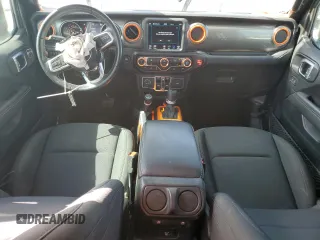 2021 Jeep Gladiator Overland z VIN 1C6HJTFG0ML574762, wystawiony jako Copart lot #54728225 z przebiegiem 32 284 mil mil oraz Szkoda całkowita • Salvage title. Historia ofert i sprzedaży dostępna na DreamBid. Obrazek 8.