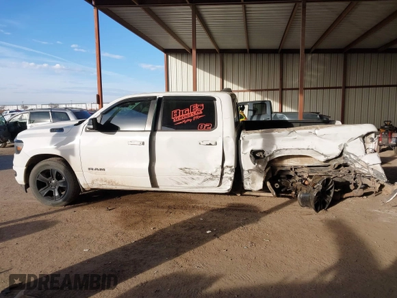 2022 Ram 1500 Big Horn with VIN 1C6SRFFTXNN351308, listed as a IAAI auction lot 41424332 with 271,908 mi miles and . Bid and sale history available at DreamBid. Image 14.
