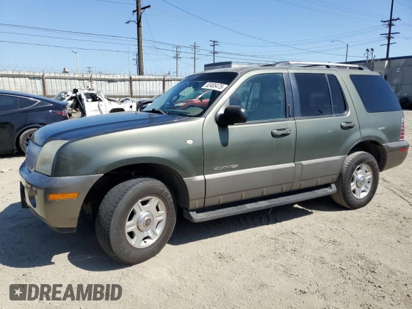 2002 Mercury Mountaineer z VIN 4M2ZU66E22ZJ17671, wystawiony jako Copart lot #52485475 z przebiegiem 134 253 mil mil oraz Czysty tytuł • Clean title. Historia ofert i sprzedaży dostępna na DreamBid. Obrazek 1.