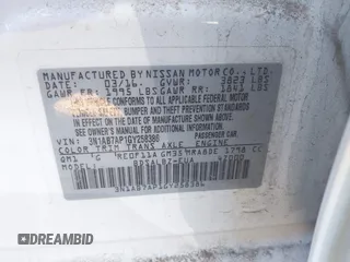 2016 Nissan Sentra SV with VIN 3N1AB7AP1GY258386, listed as a IAAI auction lot 41649505 with 92,719 mi miles and . Bid and sale history available at DreamBid. Image 9.