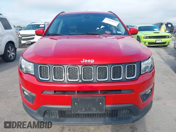 2017 Jeep Compass Latitude с VIN 3C4NJCBB6HT669102, выставлен на аукционе IAAI как лот 42084147 с пробегом 112 972 миль миль и . История ставок и продаж доступна на DreamBid. Изображение 12.