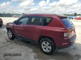2015 Jeep Compass Sport with VIN 1C4NJCBA7FD190830, listed as a Copart auction lot 55648455 with 106,758 mi miles and Salvage Title. Bid and sale history available at carsss.com. Image 2.