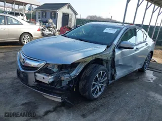 2017 Acura TLX V6 w/Technology Pkg with VIN 19UUB2F57HA002961, listed as a IAAI auction lot 41482815 with 55,528 mi miles. Bid and sale history available at carsss.com. Image 2.
