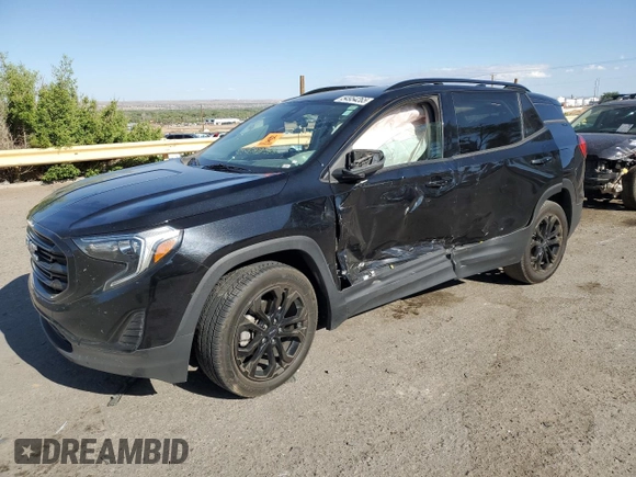 2020 GMC Terrain SLE z VIN 3GKALMEV5LL173922, wystawiony jako Copart lot #54954265 z przebiegiem 86 033 mil mil oraz Szkoda całkowita • Salvage title. Historia ofert i sprzedaży dostępna na DreamBid. Obrazek 1.