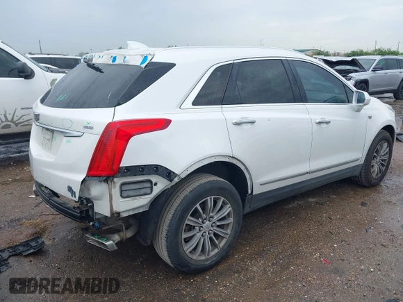 2017 Cadillac XT5 Luxury FWD with VIN 1GYKNBRS1HZ120787, listed as a IAAI auction lot 41900222 with 182,705 mi miles. Bid and sale history available at carsss.com. Image 4.