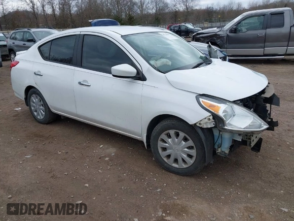 2015 Nissan Versa SV with VIN 3N1CN7AP4FL874112, listed as a IAAI auction lot 41725017 with 95,340 mi miles. Bid and sale history available at carsss.com. Image 1.
