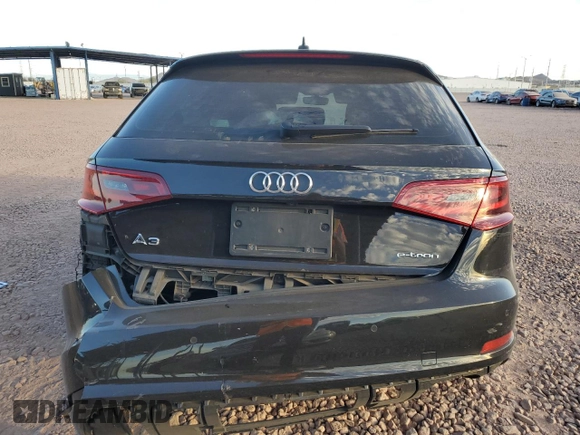 2016 Audi A3 e-tron Premium Plus with VIN WAUTPBFFXGA063284, listed as a Copart auction lot 47031145 with 77,672 mi miles and Salvage Title. Bid and sale history available at DreamBid. Image 6.