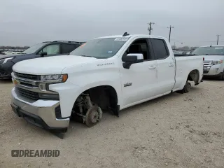 2021 Chevrolet Silverado 1500 LT with VIN 1GCRWCEK9MZ372164, listed as a Copart auction lot 44400145 with Not Provided miles and Clean Title. Bid and sale history available at DreamBid. Image 1.
