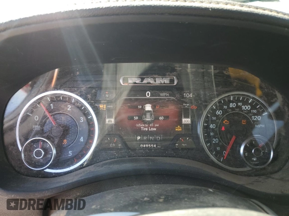 2021 Ram 2500 Laramie with VIN 3C6UR5NL2MG545598, listed as a Copart auction lot 72731594 with 49,554 mi miles and Salvage Title. Bid and sale history available at carsss.com. Image 9.