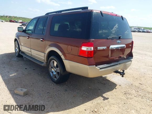 2007 Ford Expedition EL Eddie Bauer with VIN 1FMFK17577LA30502, listed as a IAAI auction lot 42096965 with 1 mi miles. Bid and sale history available at carsss.com. Image 3.