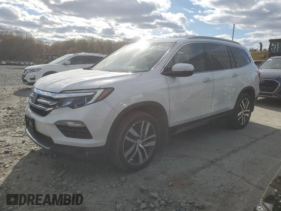 2017 Honda Pilot Touring with VIN 5FNYF6H9XHB054300, listed as a Copart auction lot 53061445 with 175,552 mi miles and Salvage Title. Bid and sale history available at DreamBid. Image 1.
