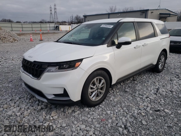 2024 Kia Carnival LX with VIN KNDNB4H39R6432697, listed as a Copart auction lot 82566344 with 7,048 mi miles and Salvage Title. Bid and sale history available at carsss.com. Image 1.