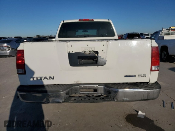 2008 Nissan Titan SE with VIN 1N6BA06A68N345258, listed as a Copart auction lot 42289375 with 218,042 mi miles and Salvage Title. Bid and sale history available at carsss.com. Image 6.